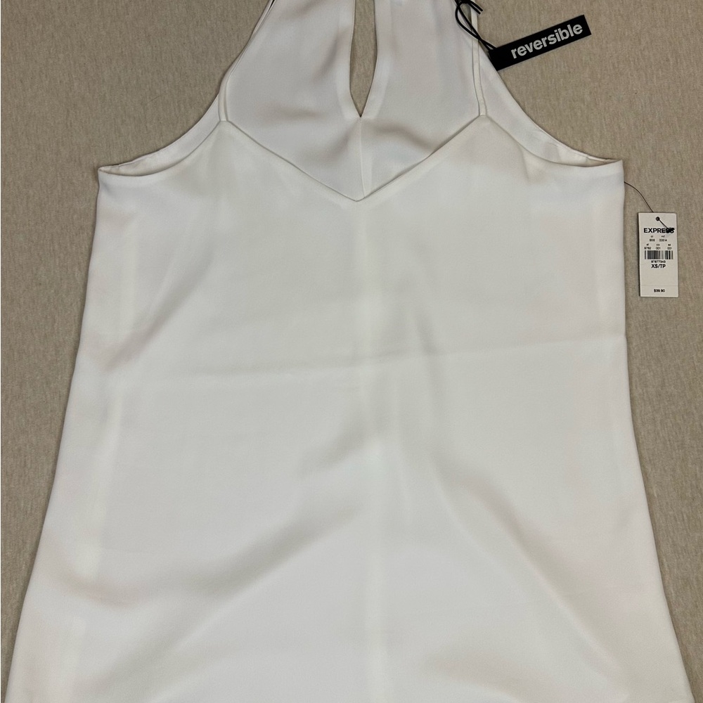 Express Ivory Sleeveless Blouse New With Tags